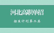 2022年河北高职单招空中乘务专业招生计划