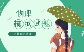 2019年河北省高职单招物理模拟卷及答案