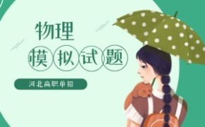 河北高职单招考试职业技能考试物理模拟试卷及答案