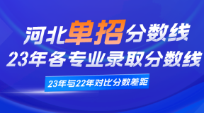 2023年保定职业技术学院单招各大类各专业录取分数线